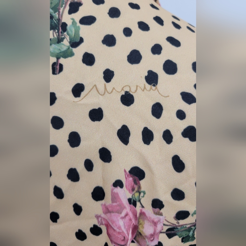Maria Sanz Women's Kimono Animal Floral Print Size One Size Romantic Boho Chic - Picture 6 of 13